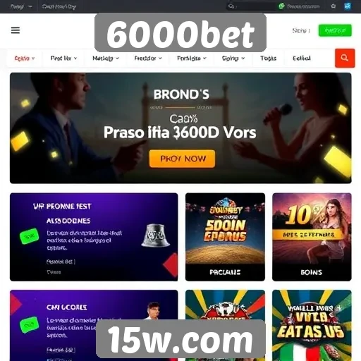 Promoções e bônus atrativos no 6000bet