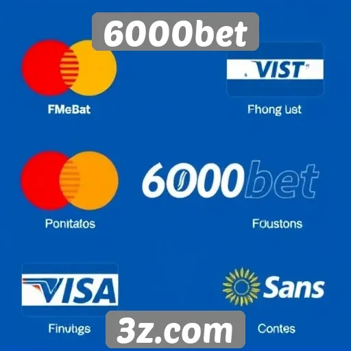 Métodos de pagamento aceitos no 6000bet