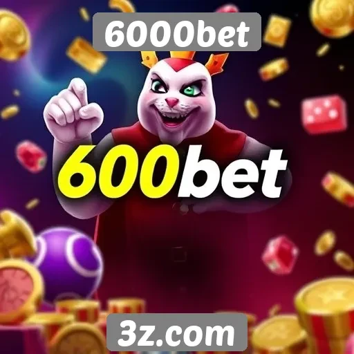 Variedade de jogos disponíveis no 6000bet